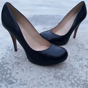Talbots platform pump heels size 8